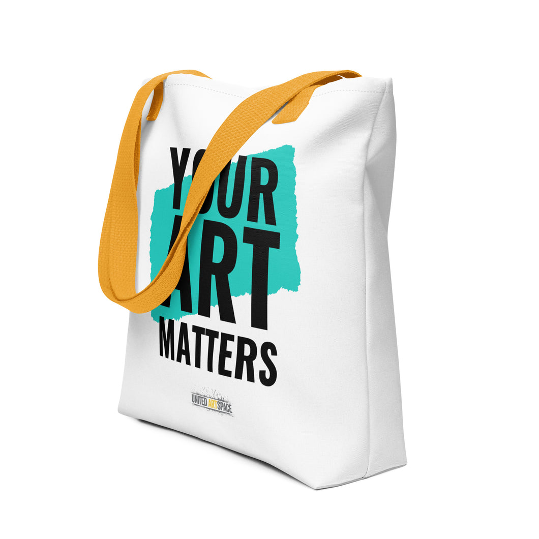 Your Art Matters Book Design - Premium Tote Bag