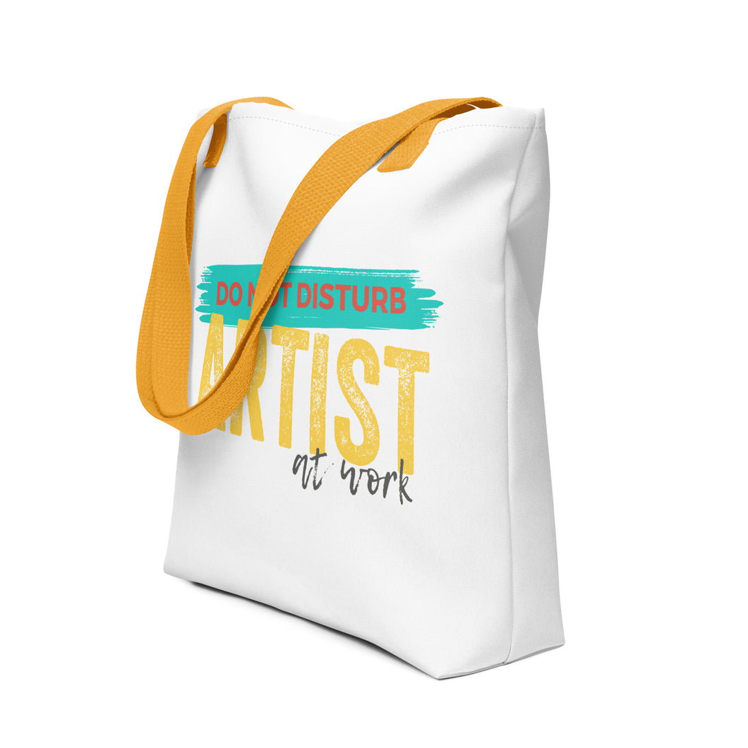 Artist At Work - Premium Tote Bag