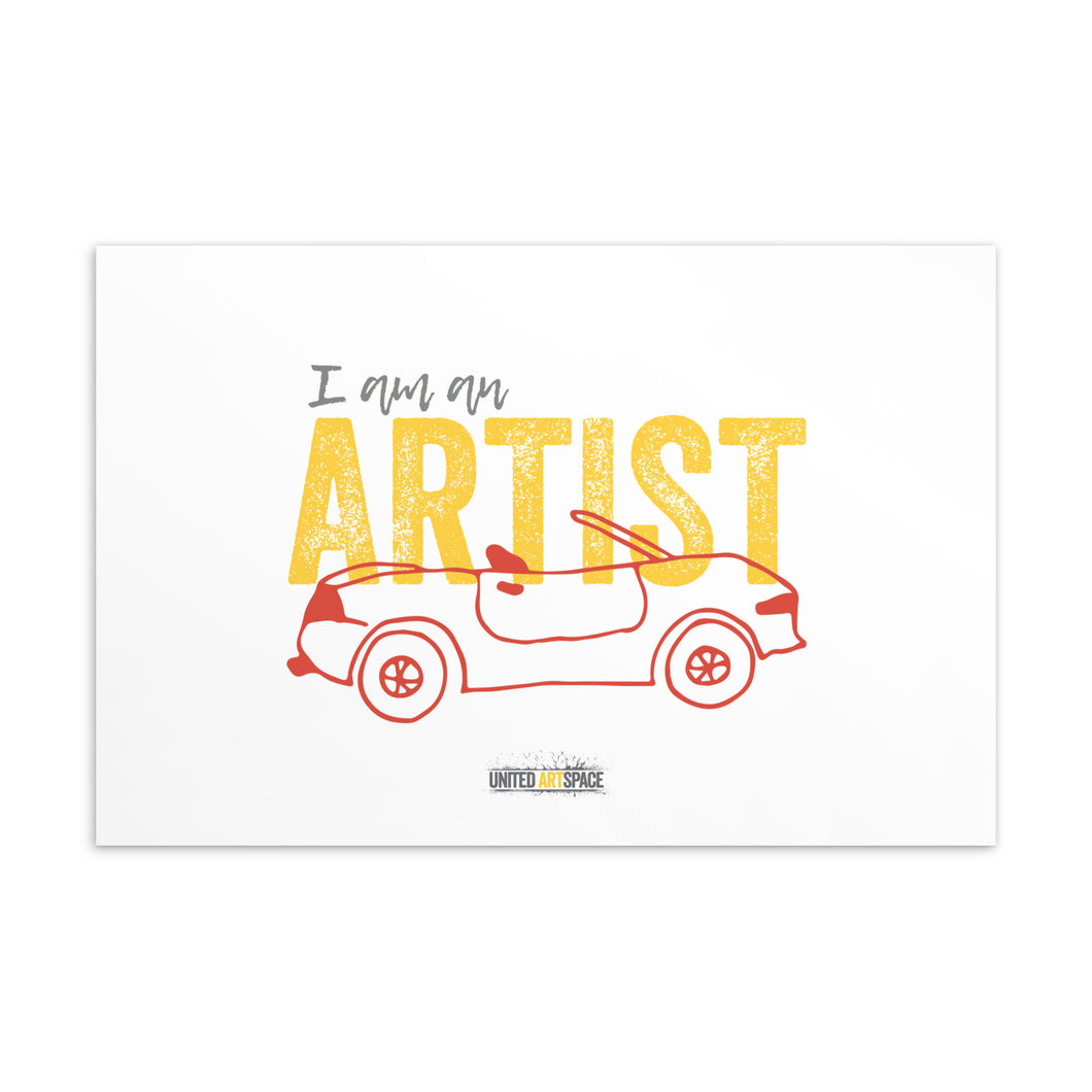 I Am An Artist - Postcard