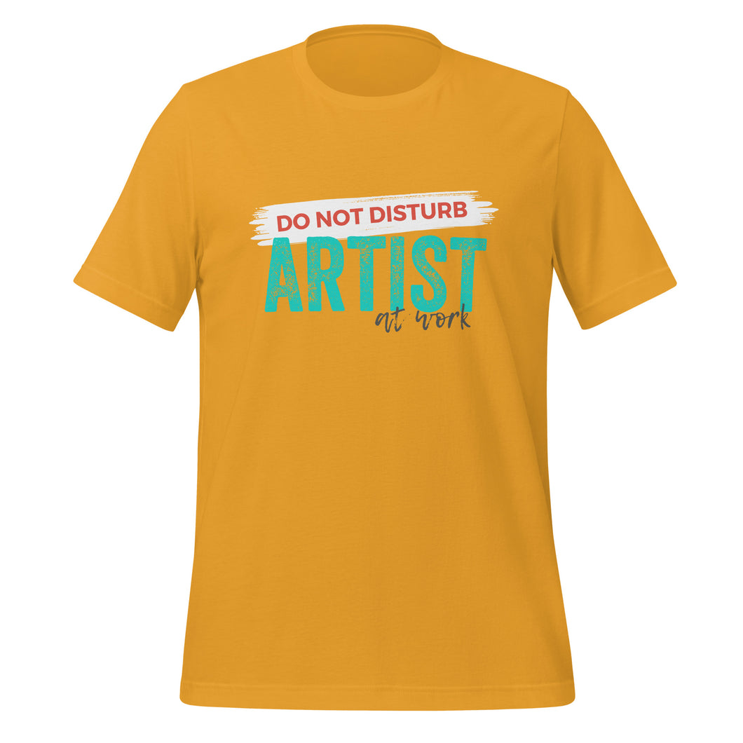 Artist At Work (Yellow) - Unisex T-shirt