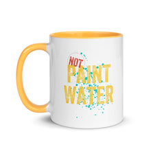 Load image into Gallery viewer, NOT Paint Water - Yellow Lined Mug
