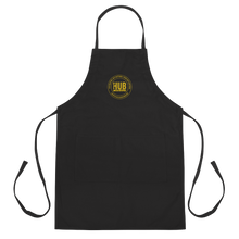 Load image into Gallery viewer, The Hub Black Embroidered Apron
